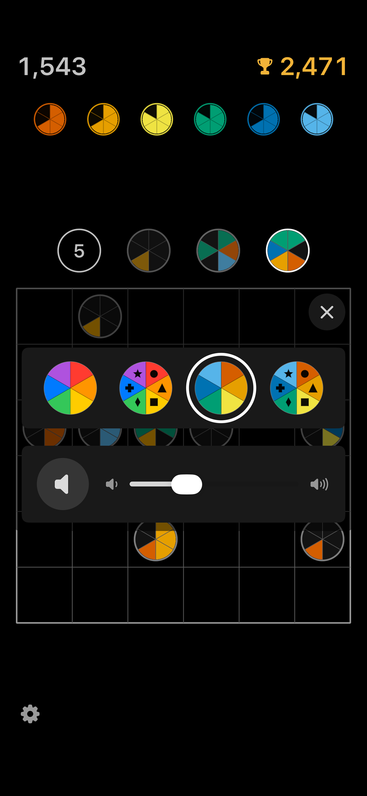Sixfold iPhone settings screenshot